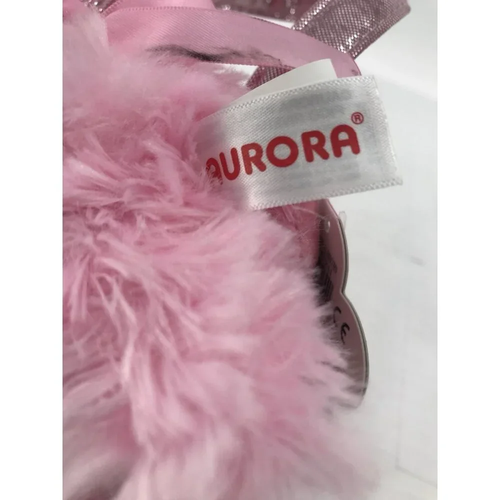 FANCY PALS PINK TOY PET CARRIER PURSE BAG W/ UNICORN PLUSH‎ AURORA